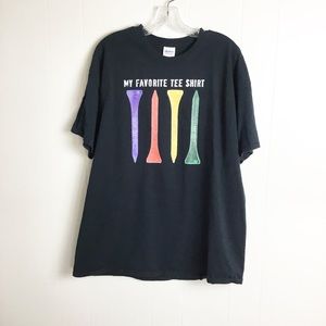 Spencer’s Men’s Golf Shirt Tee Black Size XL